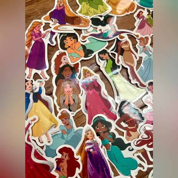 Disney Princess Character Sticker Collection 53 piece set - Picture 6 of 7